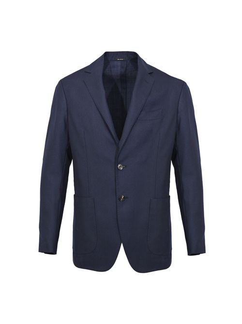 Giacca monopetto in cashmere e seta Blu SARTORIO NAPOLI | SG1200S0744402000